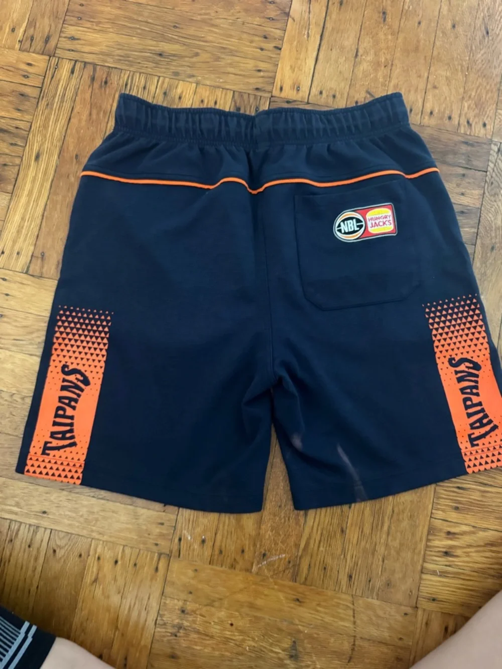 Champion NBL Navy Athletic Sweat Shorts with Taipans Patch - Picture 6 of 9